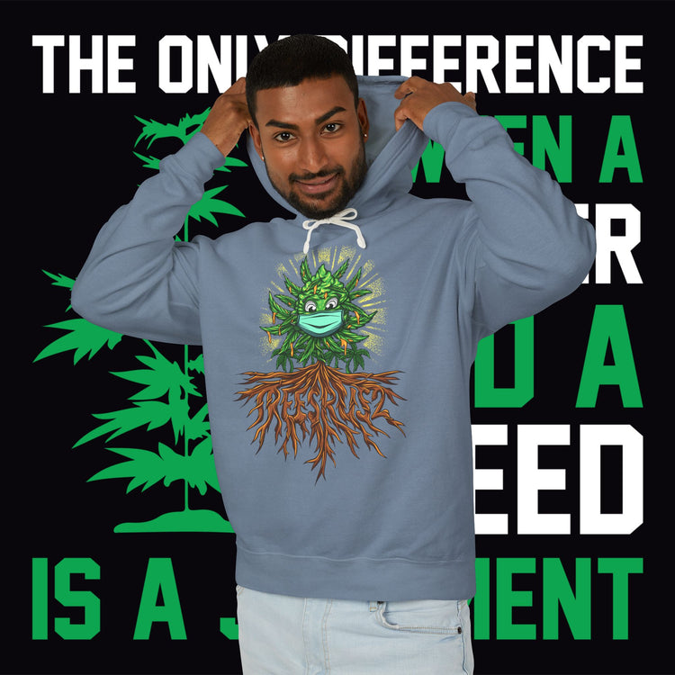 Flower and Weed Hoodie - TreesRus2 Clothing