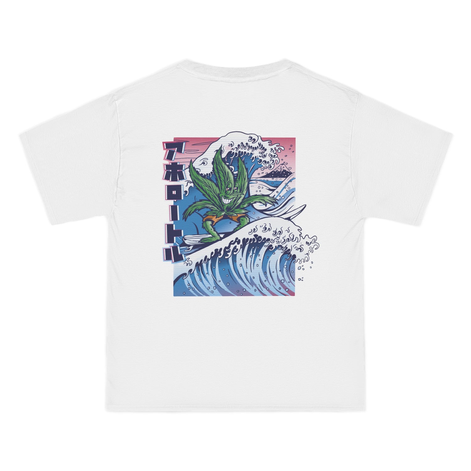 “Surfing Leaf Graphic Tee” - TreesRus2 Clothing