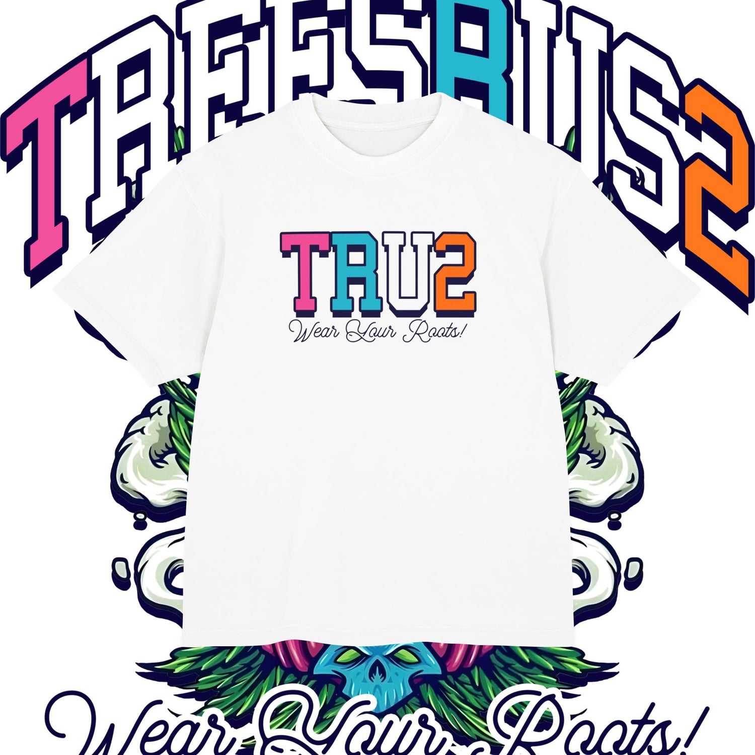 TREESSRUS Gradient Logo Tee - Wear Your Roots - TreesRus2 Clothing