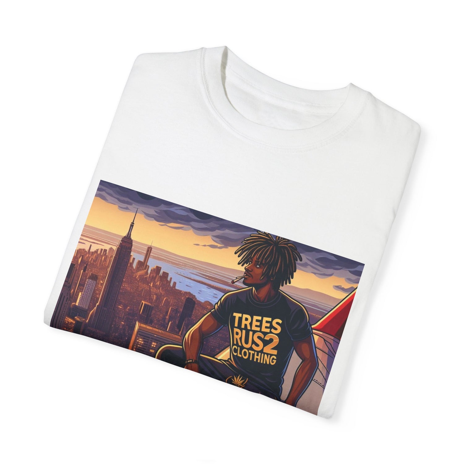 Urban Sunset Contemplation Tee - TreesRus2 Clothing