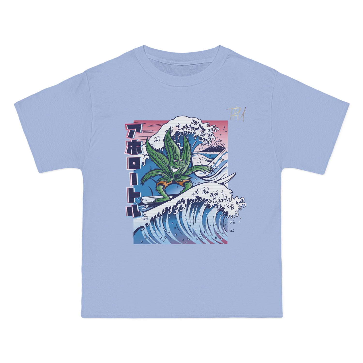 “Surfing Leaf Graphic Tee” - TreesRus2 Clothing