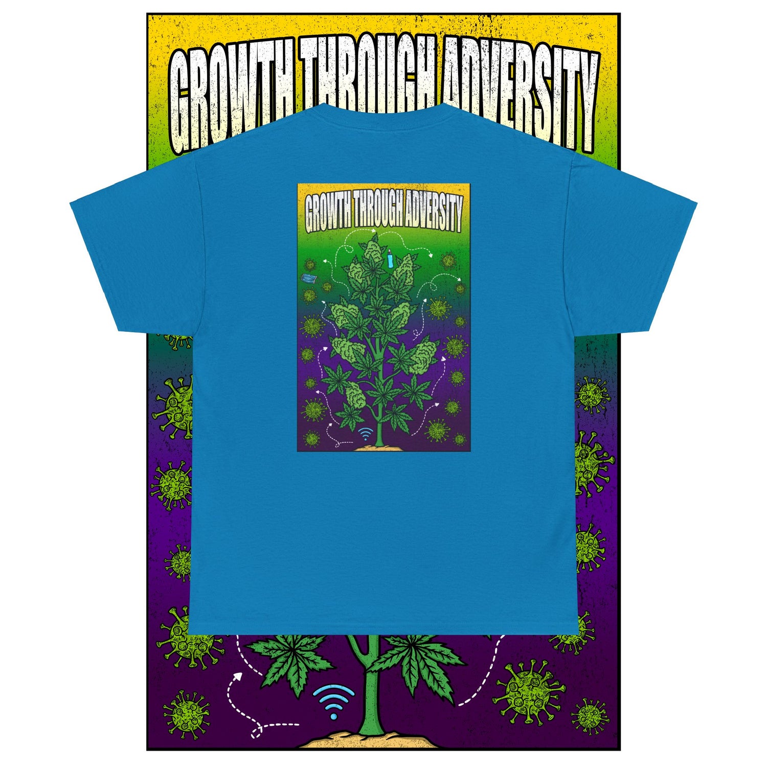 “Growth Through Adversity” Unisex Heavy Cotton Tee - TreesRus2 Clothing