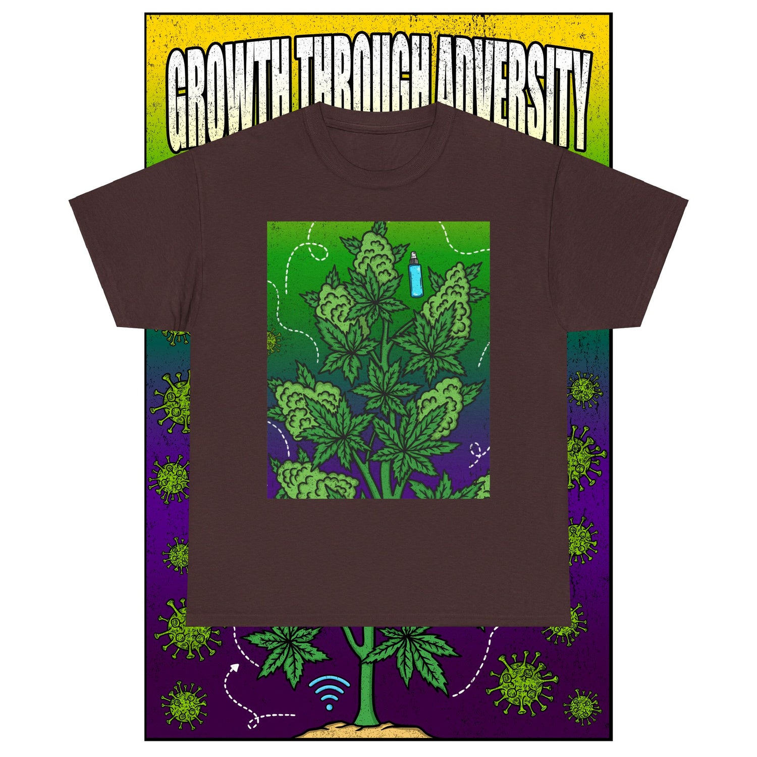 “Growth Through Adversity” Unisex Heavy Cotton Tee - TreesRus2 Clothing