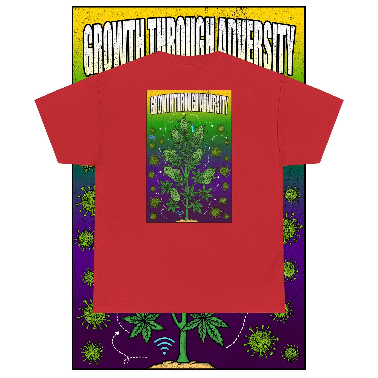 “Growth Through Adversity” Unisex Heavy Cotton Tee - TreesRus2 Clothing