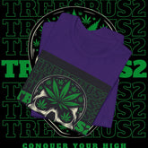 Skull High Conqueror Graphic Tee - TreesRus2 Clothing