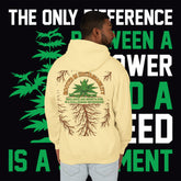 Flower and Weed Hoodie - TreesRus2 Clothing