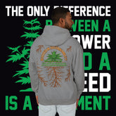 Flower and Weed Hoodie - TreesRus2 Clothing