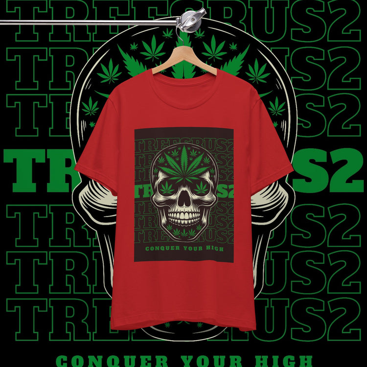 Skull High Conqueror Graphic Tee - TreesRus2 Clothing