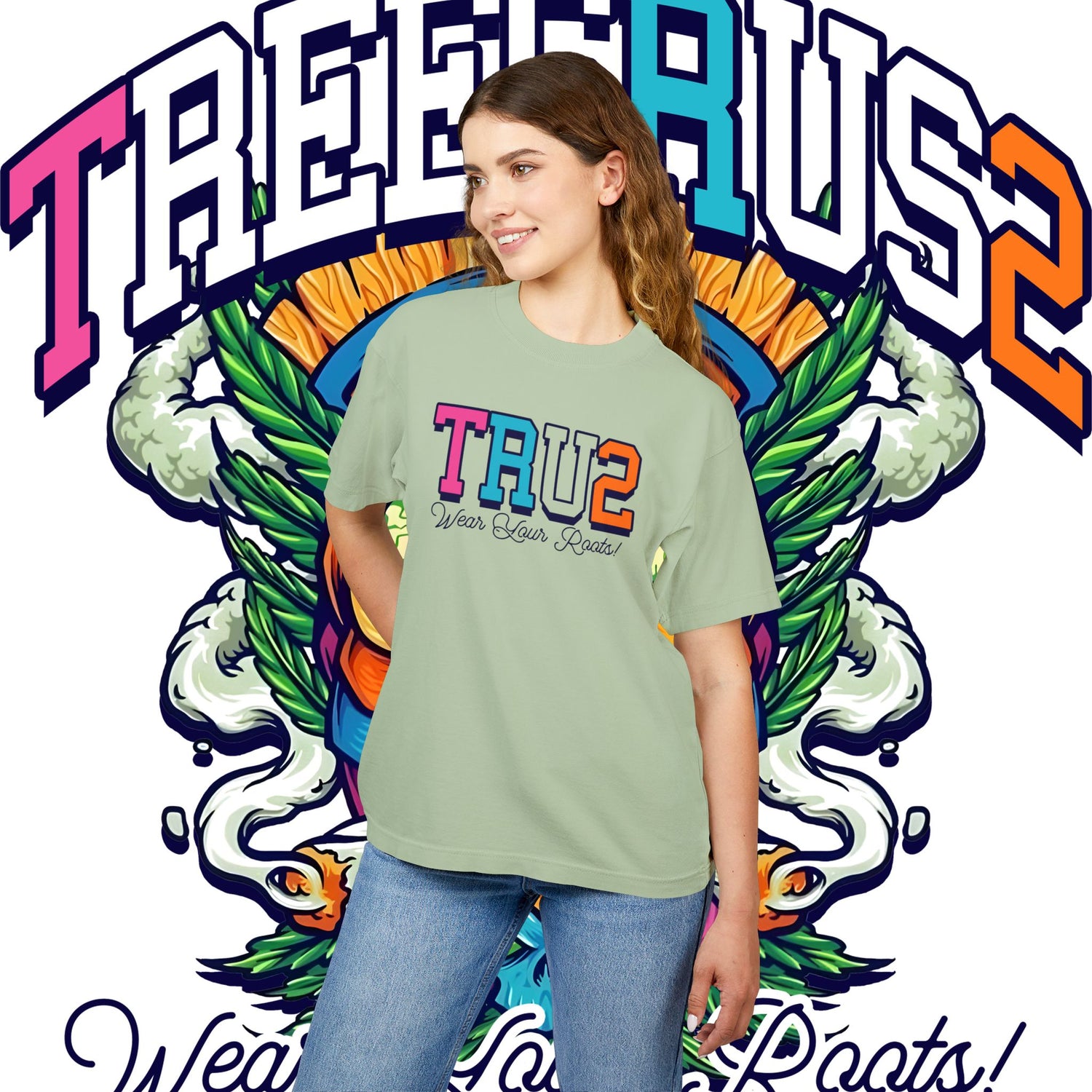 TREESSRUS Gradient Logo Tee - Wear Your Roots - TreesRus2 Clothing