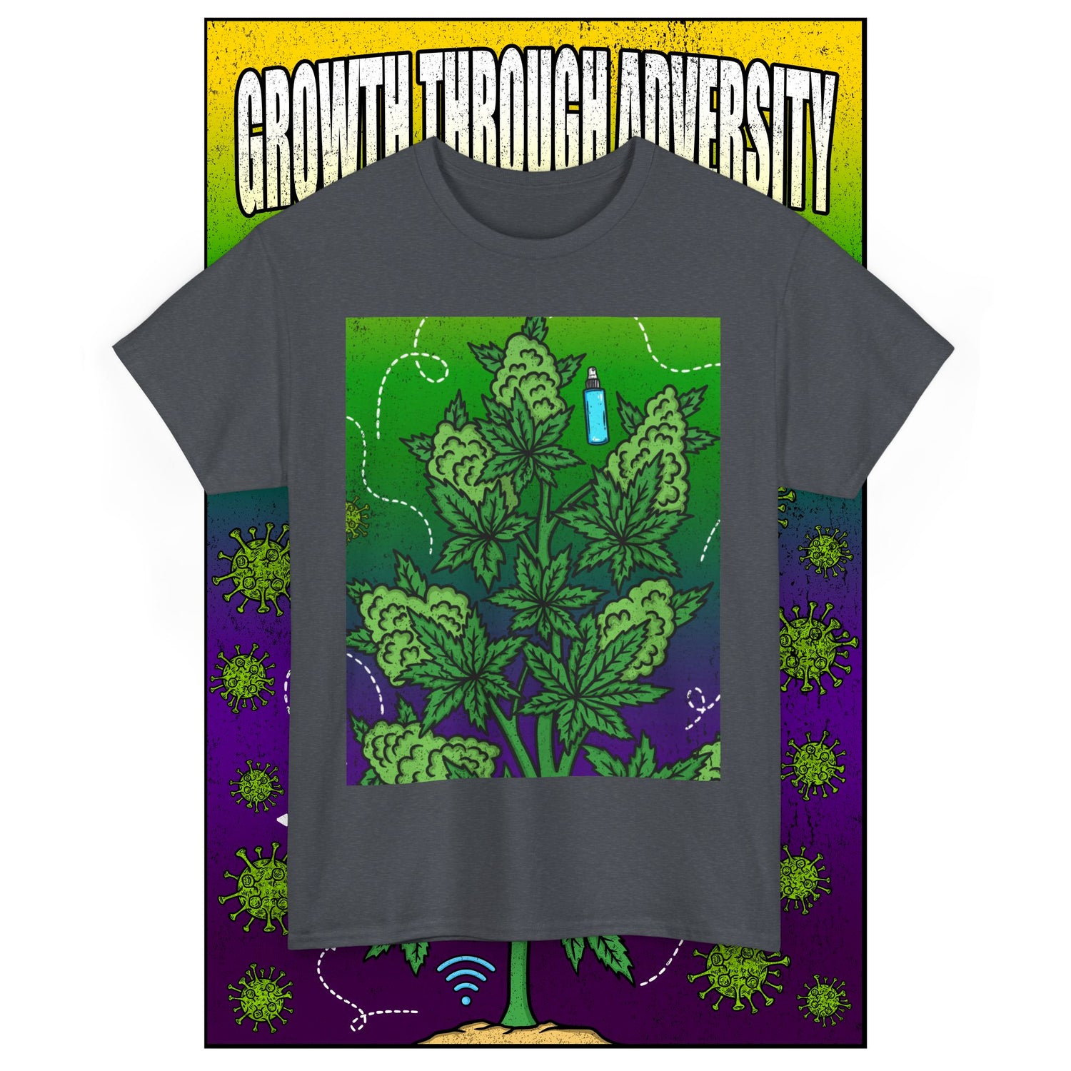 “Growth Through Adversity” Unisex Heavy Cotton Tee - TreesRus2 Clothing