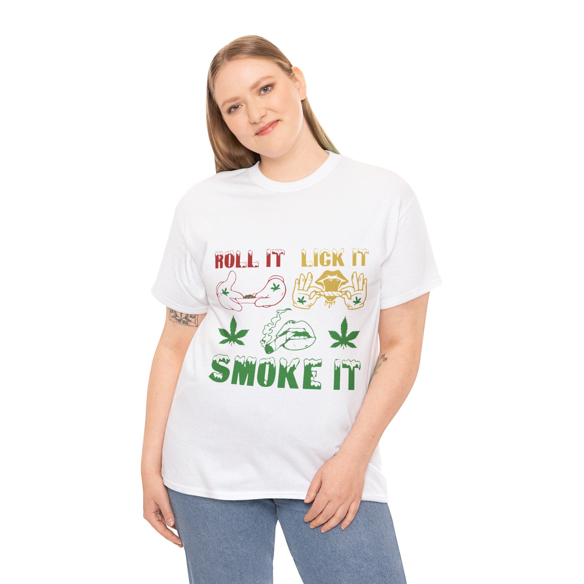 Roll, Lick, Smoke - The Casual Tee - TRU2 Clothing