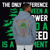 Flower and Weed Hoodie - TreesRus2 Clothing