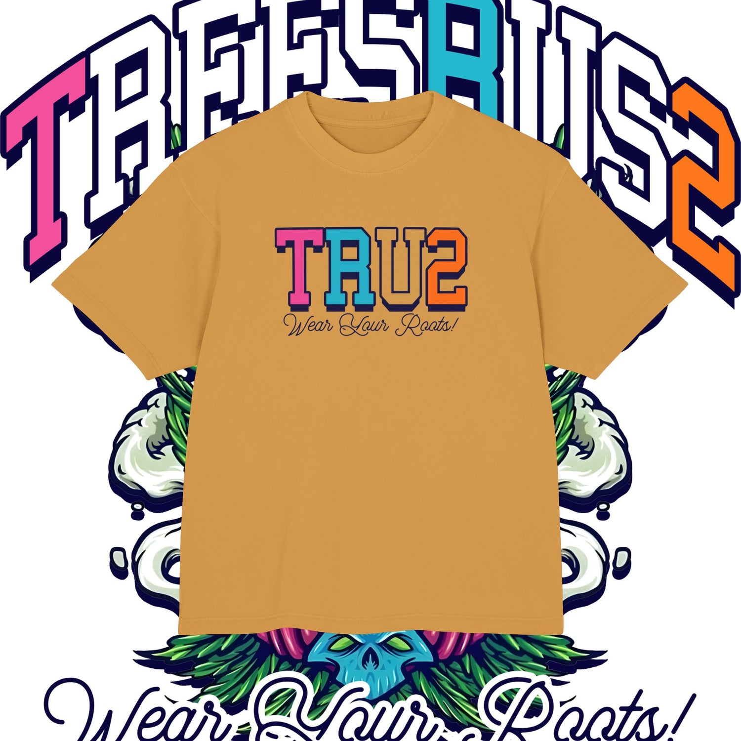 TREESSRUS Gradient Logo Tee - Wear Your Roots - TreesRus2 Clothing