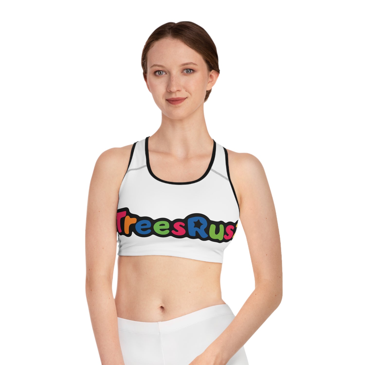 TreesRUs2 Vibrant Logo Sports Bra - TRU2 Clothing