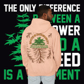 Flower and Weed Hoodie - TreesRus2 Clothing