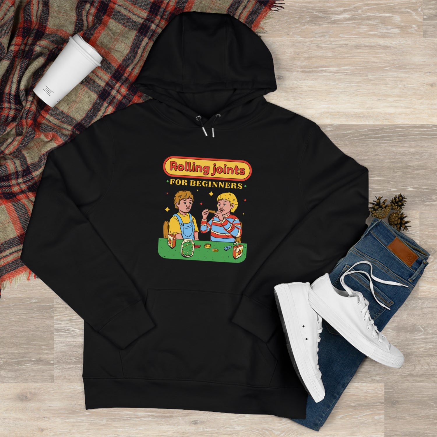 Rolling Joints For Beginners Hoodie - TreesRus2 Clothing