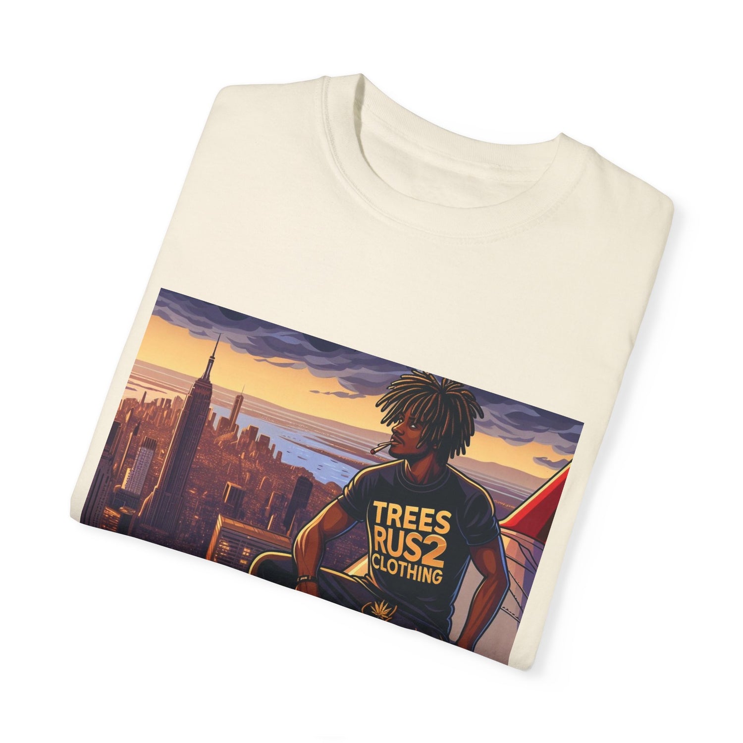 Urban Sunset Contemplation Tee - TreesRus2 Clothing