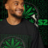 Oversized Tee TREESUS Skull Cannabis Graphic Shirt - TreesRus2 Clothing