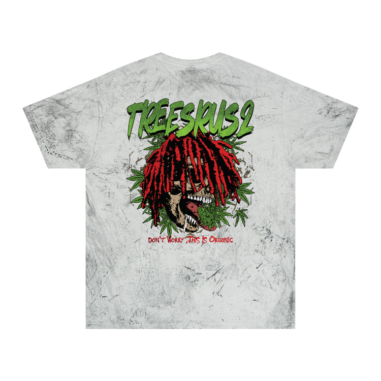 “Treesrus2 Organic” Color Blast Tee - TreesRus2 Clothing