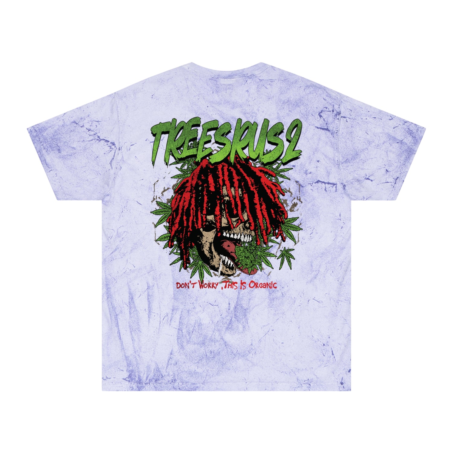 “Treesrus2 Organic” Color Blast Tee - TreesRus2 Clothing