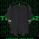 Oversized Tee TREESUS Skull Cannabis Graphic Shirt - TreesRus2 Clothing