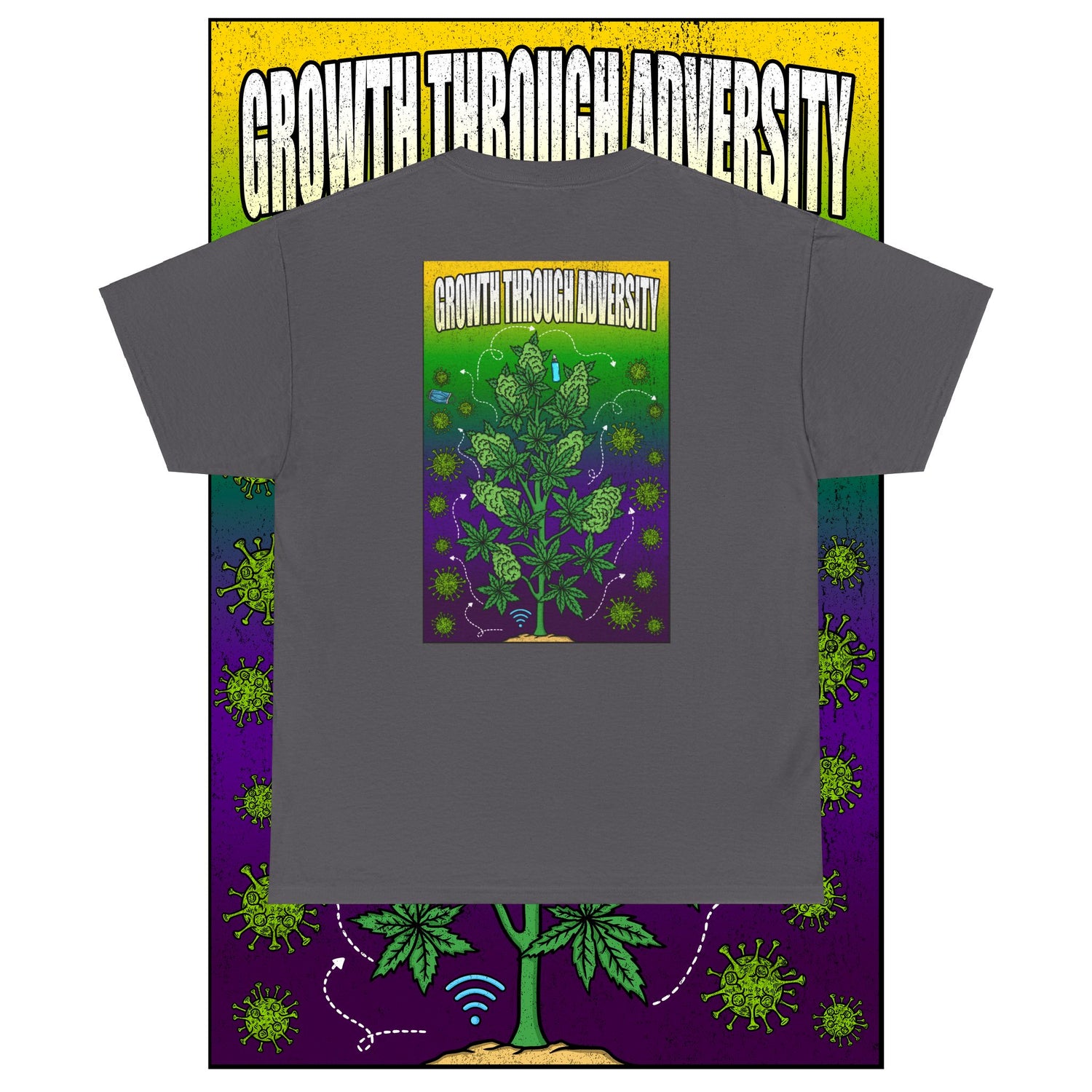 “Growth Through Adversity” Unisex Heavy Cotton Tee - TreesRus2 Clothing