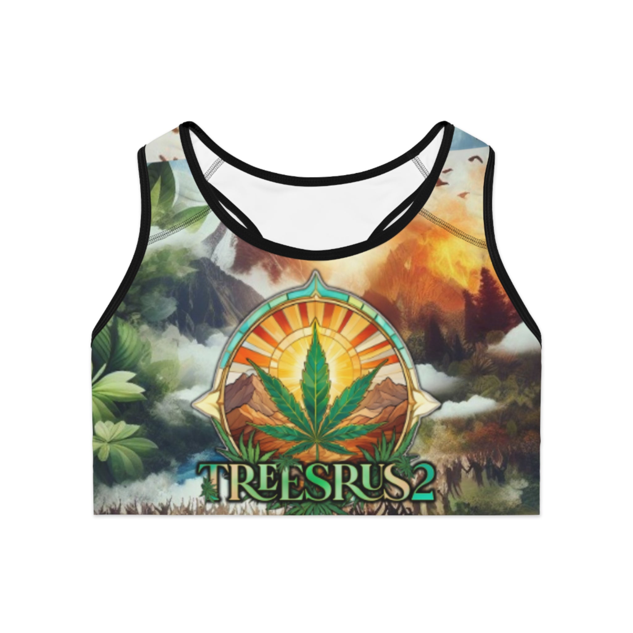 TREESRUS2 Nature-Inspired Sports Bra - TRU2 Clothing