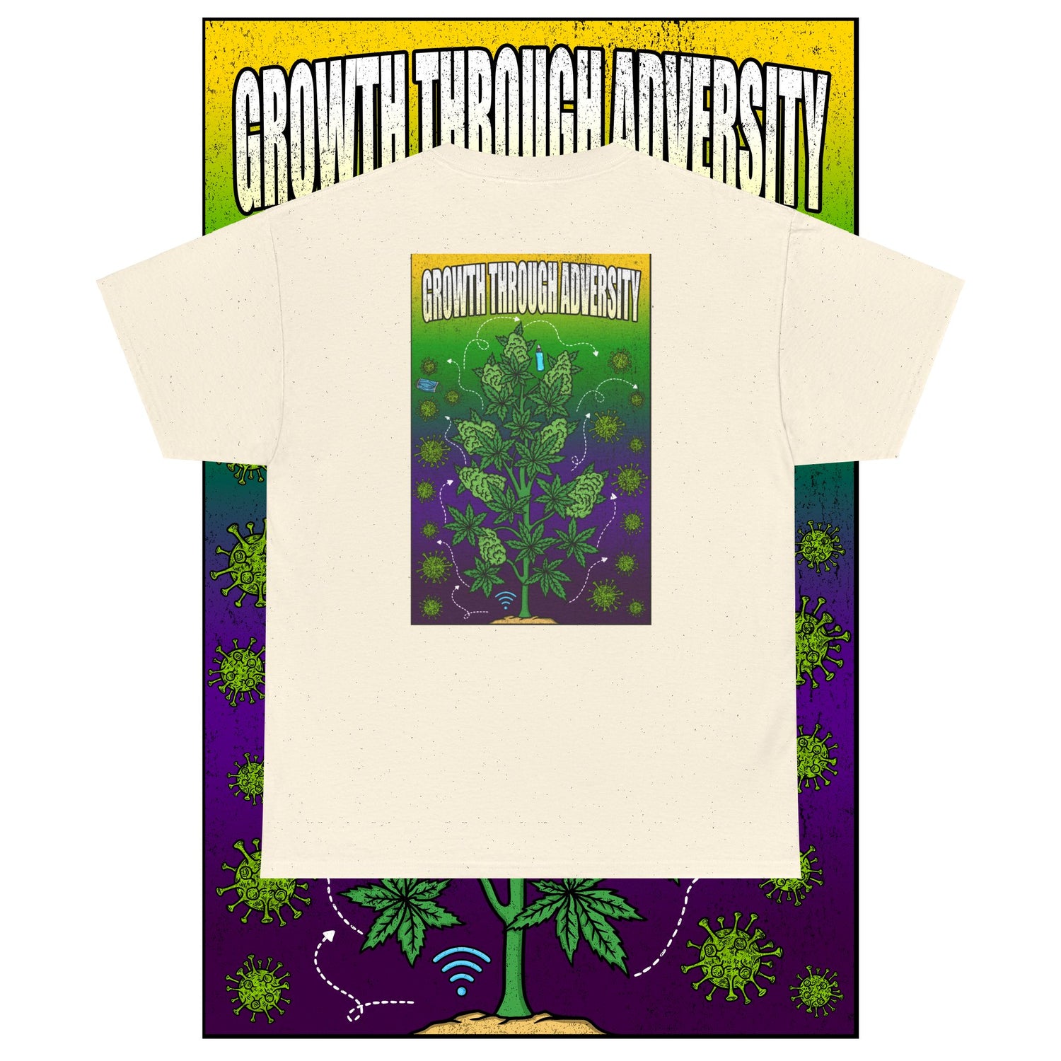 “Growth Through Adversity” Unisex Heavy Cotton Tee - TreesRus2 Clothing