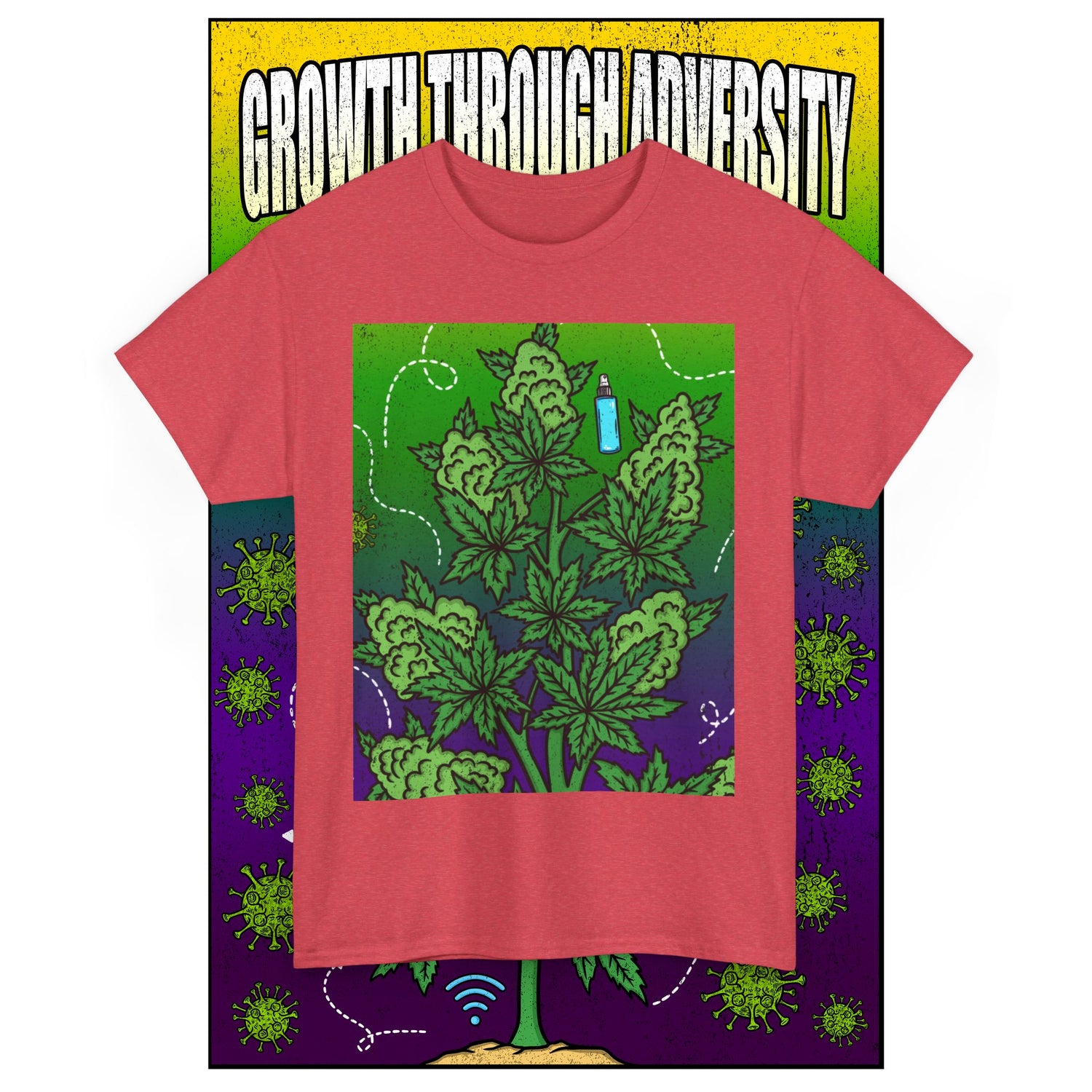 “Growth Through Adversity” Unisex Heavy Cotton Tee - TreesRus2 Clothing