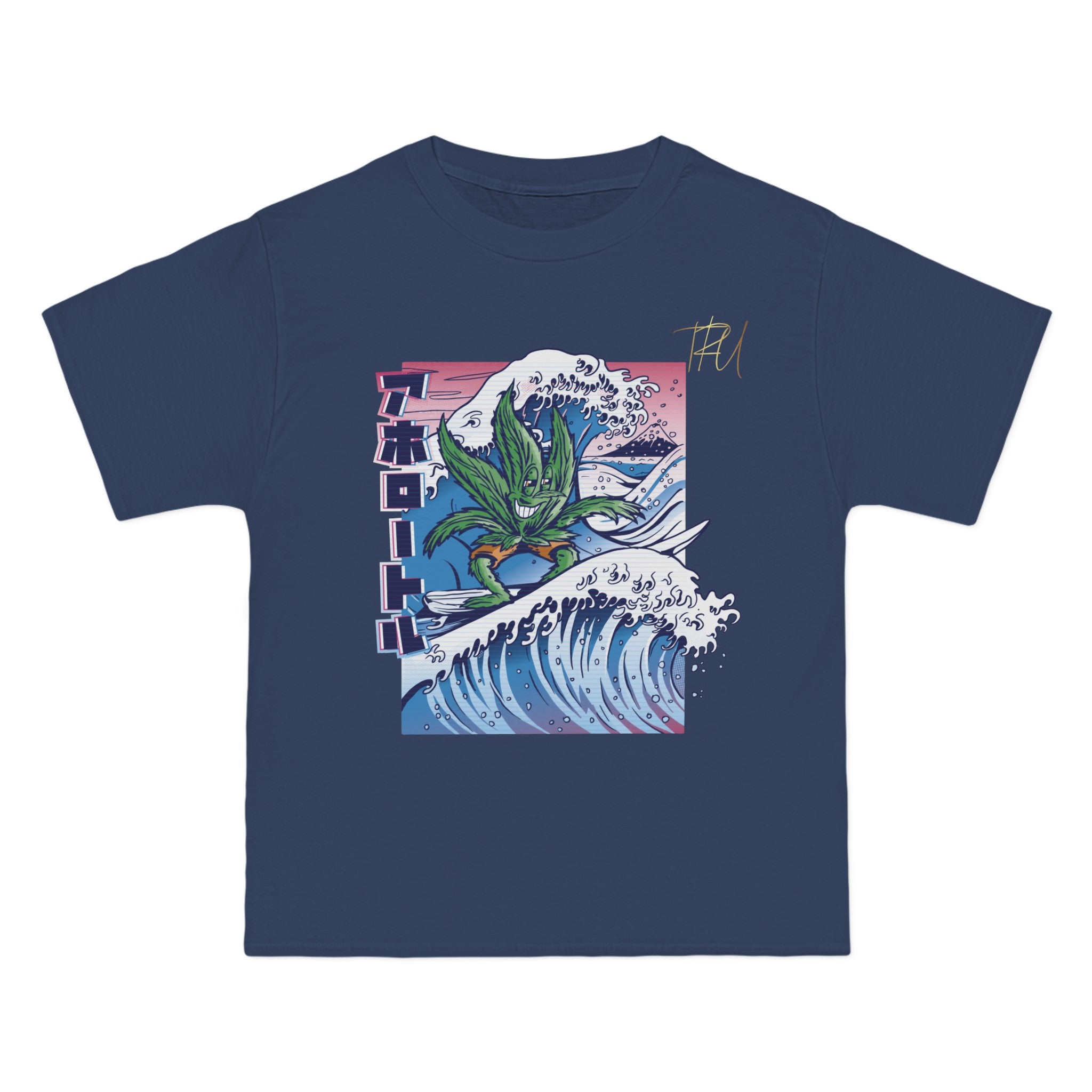 “Surfing Leaf Graphic Tee” - TreesRus2 Clothing
