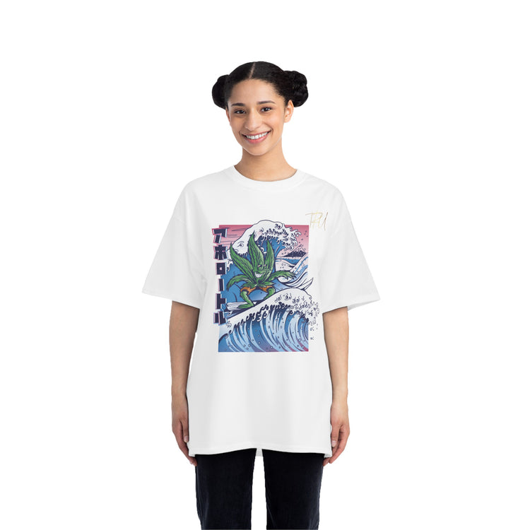 “Surfing Leaf Graphic Tee” - TreesRus2 Clothing