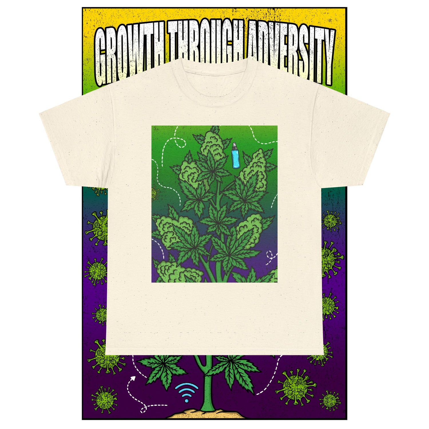 “Growth Through Adversity” Unisex Heavy Cotton Tee - TreesRus2 Clothing