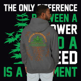 Flower and Weed Hoodie - TreesRus2 Clothing