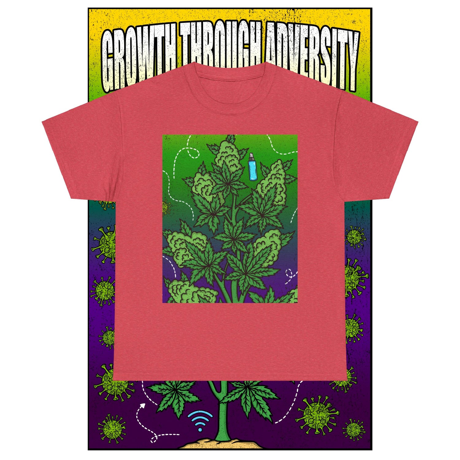 “Growth Through Adversity” Unisex Heavy Cotton Tee - TreesRus2 Clothing