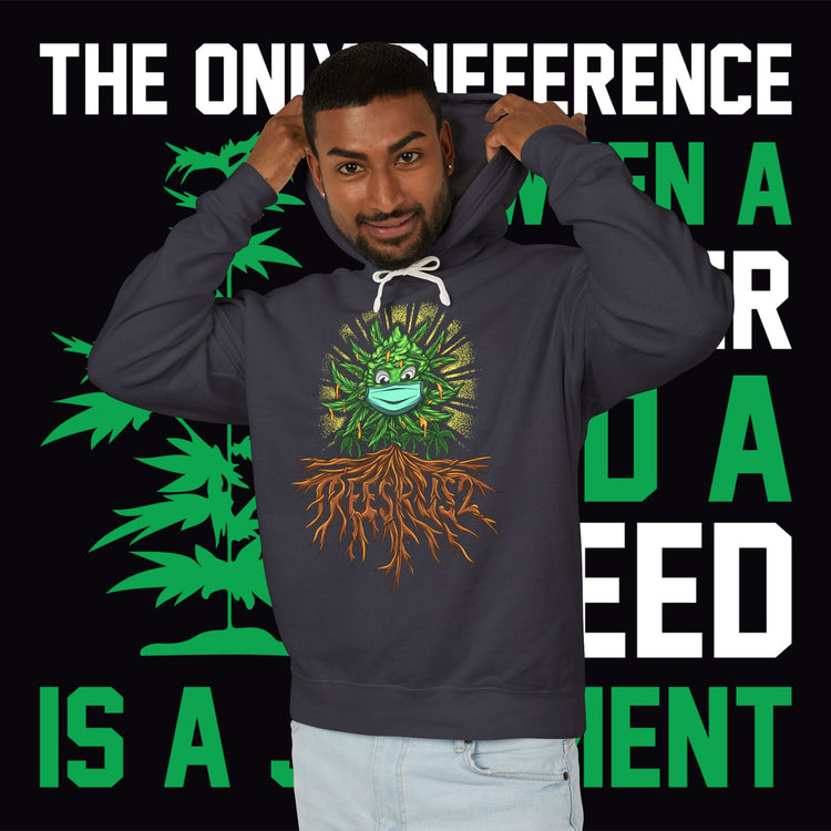 Flower and Weed Hoodie - TreesRus2 Clothing