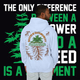 Flower and Weed Hoodie - TreesRus2 Clothing