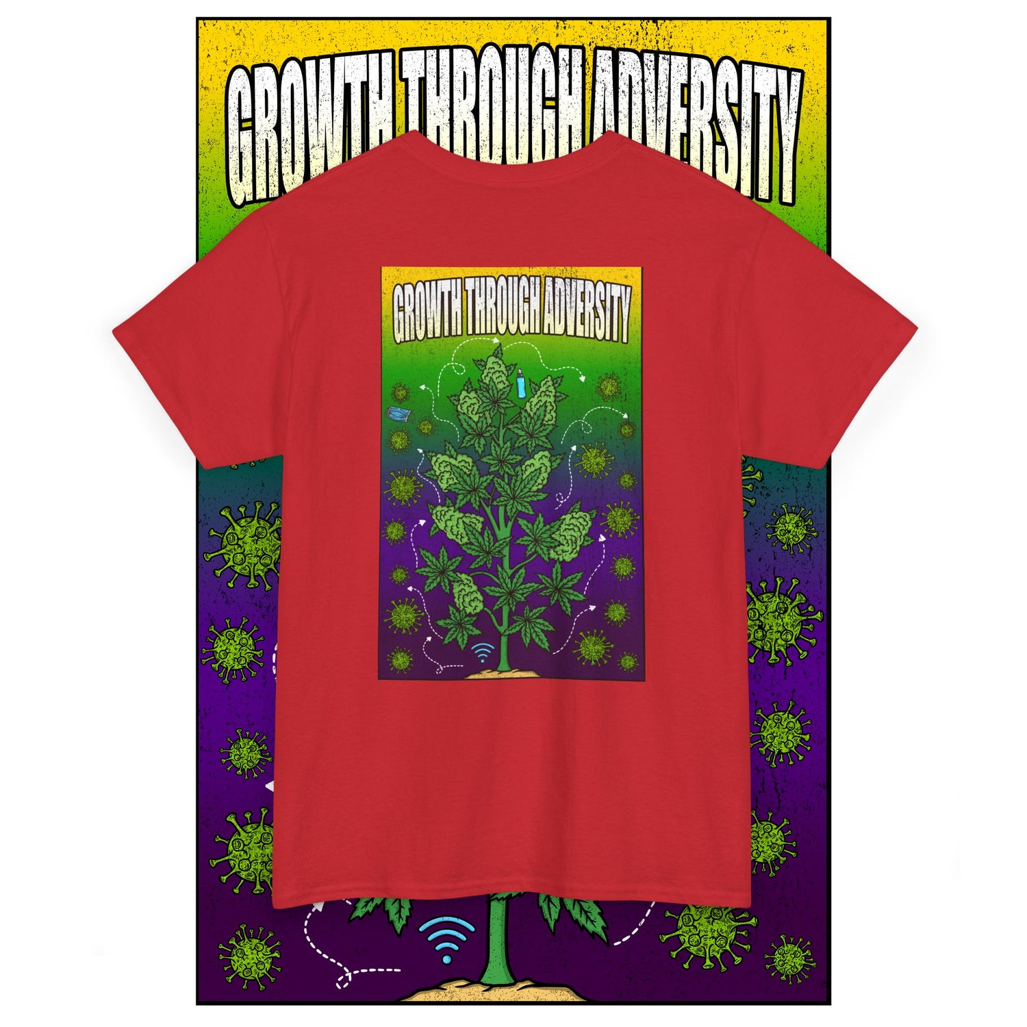 “Growth Through Adversity” Unisex Heavy Cotton Tee - TreesRus2 Clothing