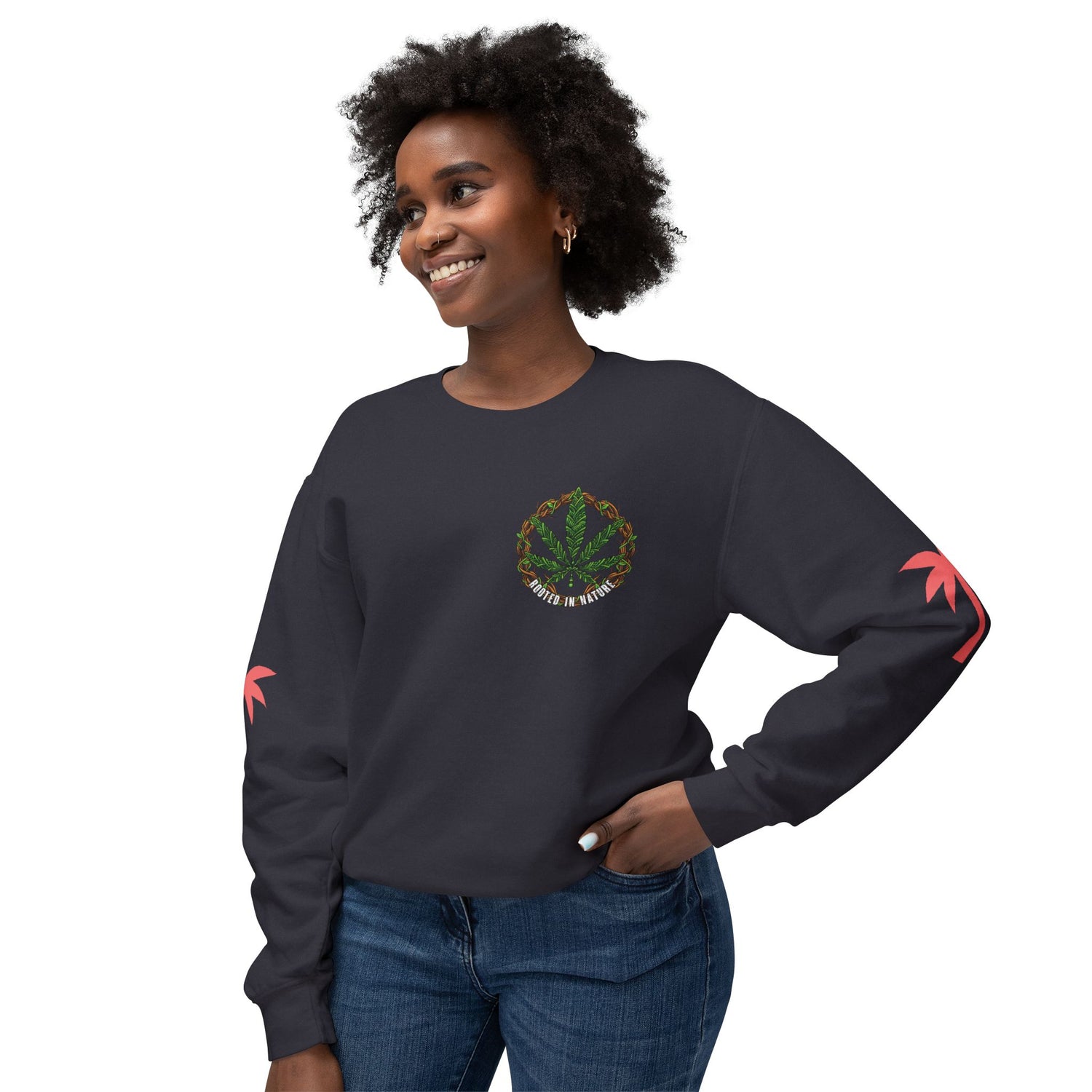 From Earth We Grow" Cannabis Tree Crewneck Sweatshirt - TreesRus2 Clothing