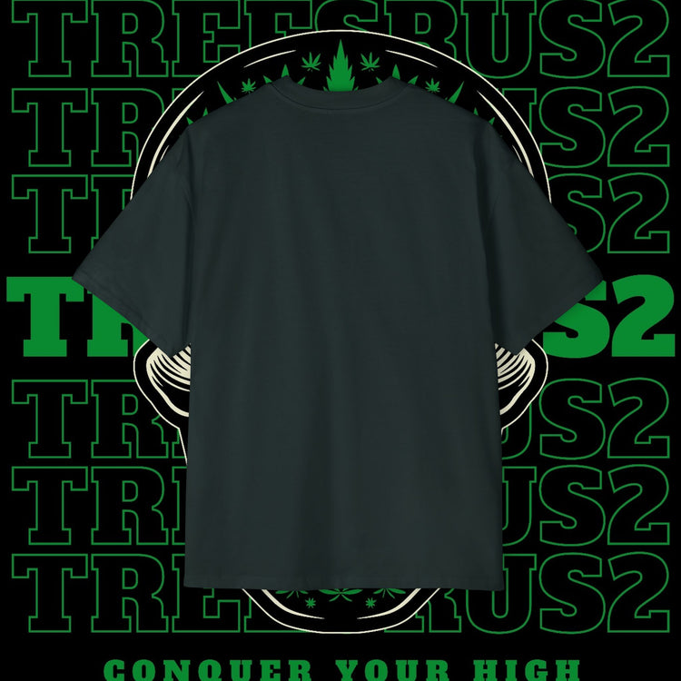 Oversized Tee TREESUS Skull Cannabis Graphic Shirt - TreesRus2 Clothing