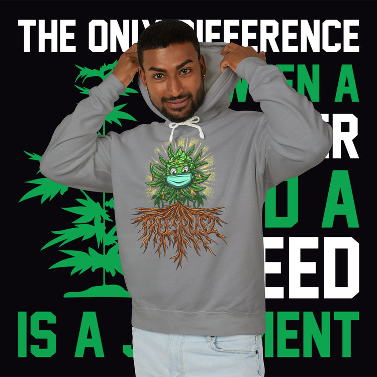 Flower and Weed Hoodie - TreesRus2 Clothing