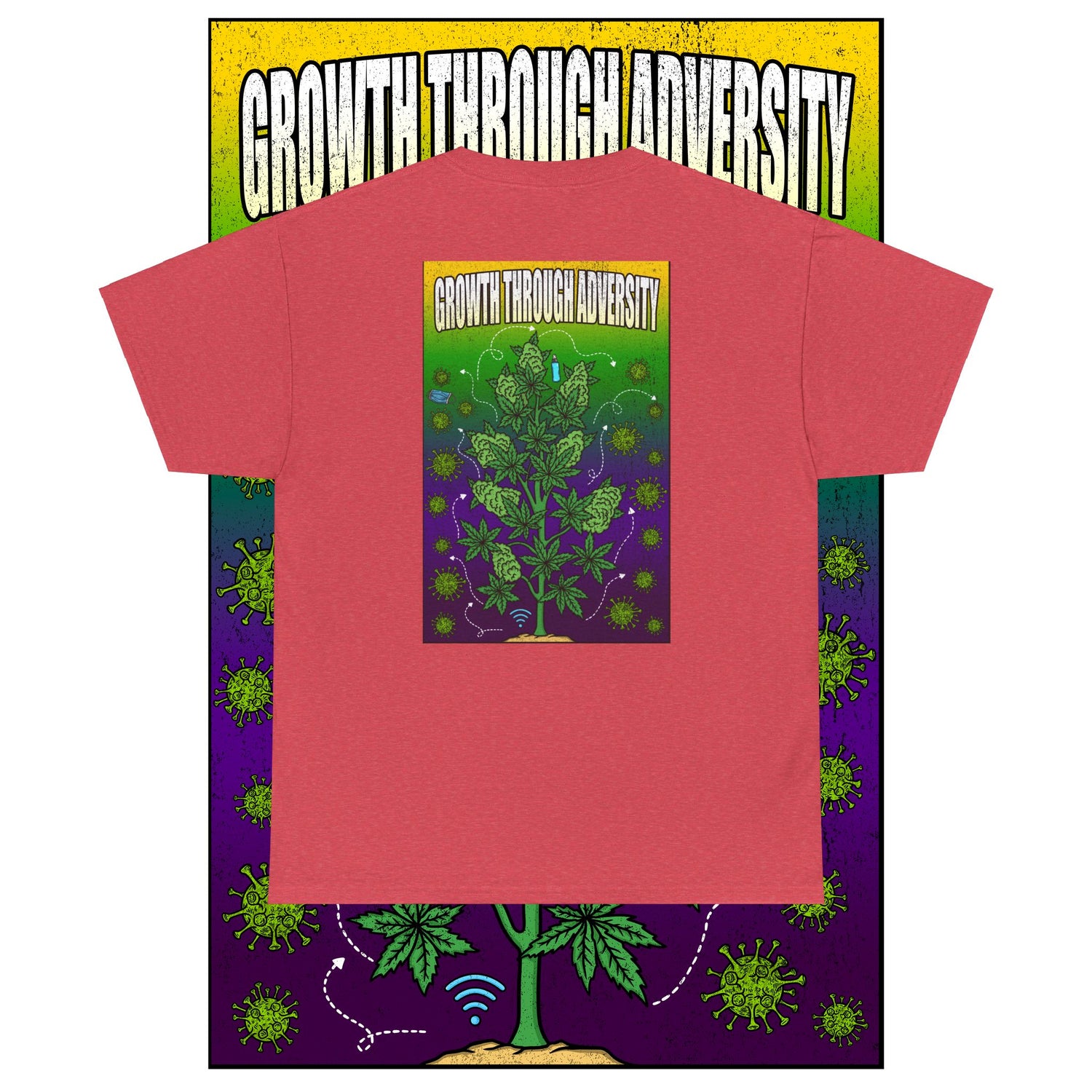 “Growth Through Adversity” Unisex Heavy Cotton Tee - TreesRus2 Clothing