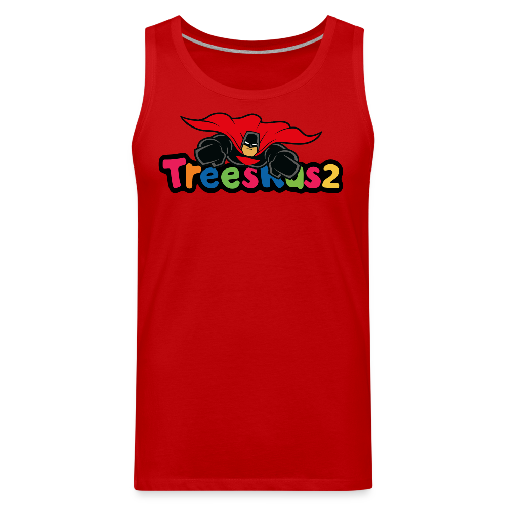 Straight Into It Premium Tank - red