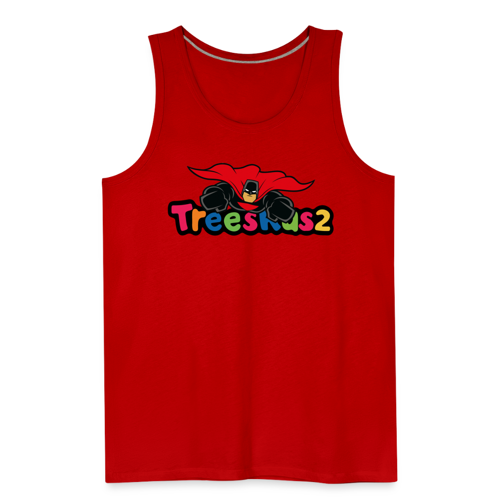 Straight Into It Premium Tank - red