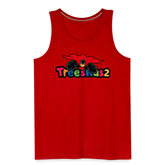 Straight Into It Premium Tank - red